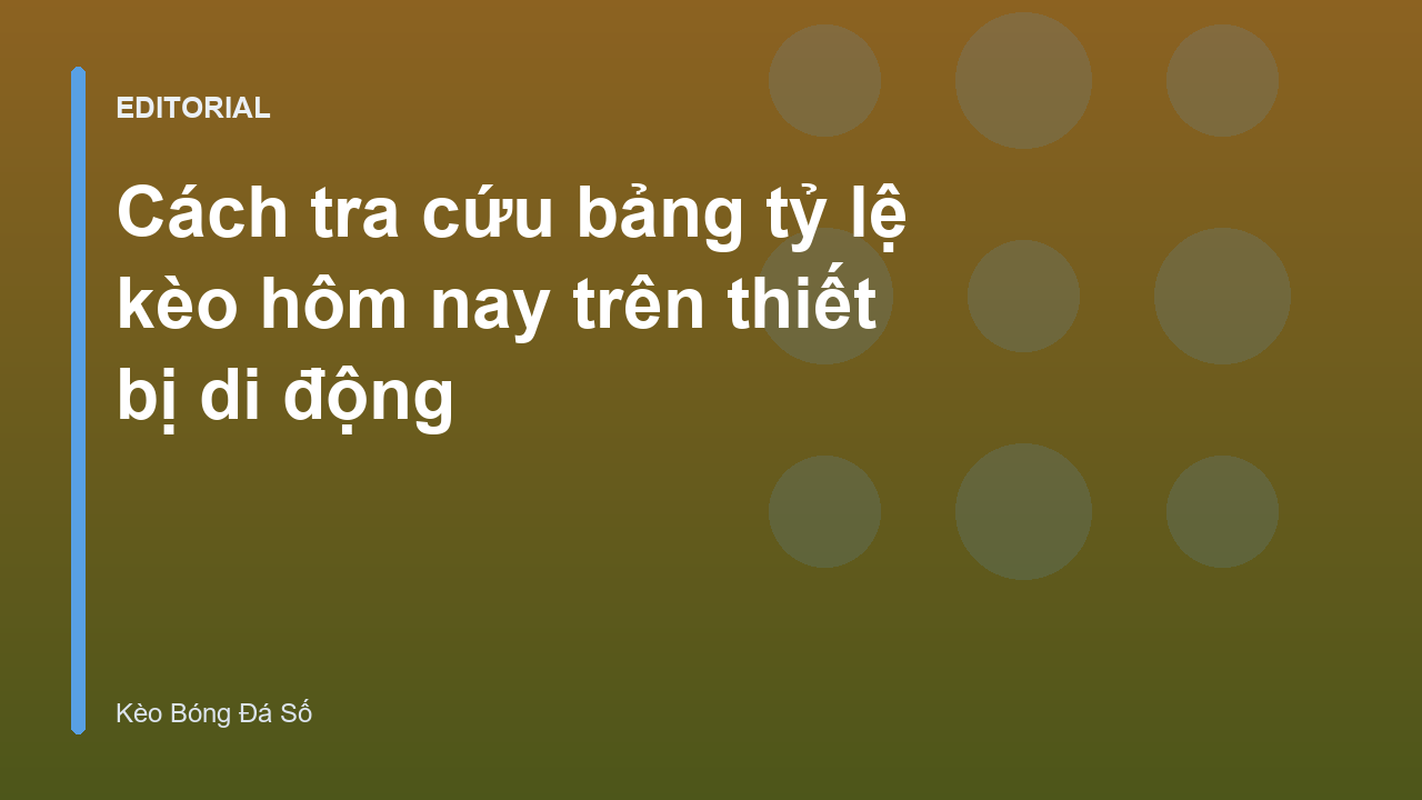 Người dùng đang tra cứu bảng tỷ lệ kèo trên điện thoại di động